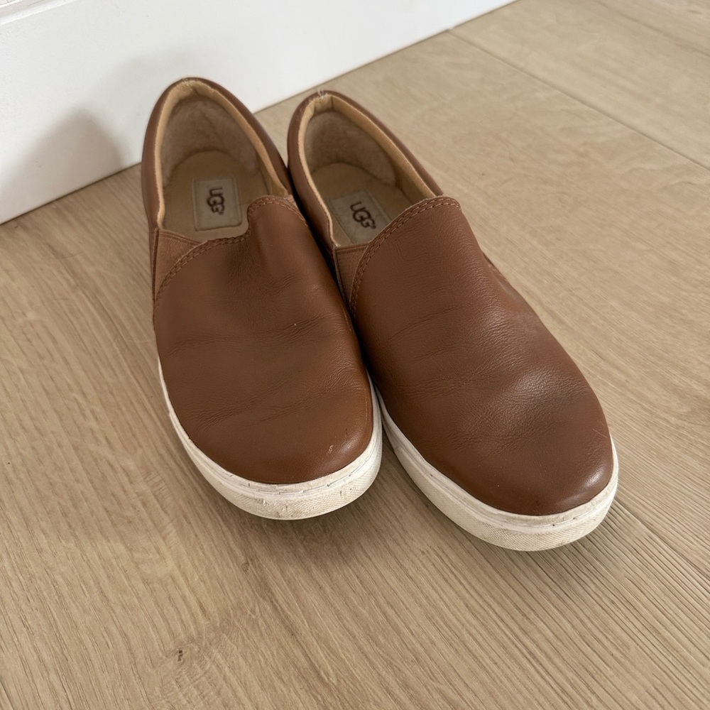 UGG Brown Slip-On Flats